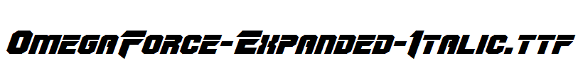 OmegaForce-Expanded-Italic.ttf