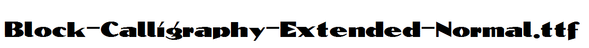 Block-Calligraphy-Extended-Normal.ttf