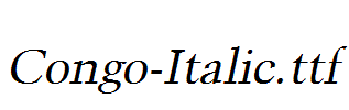 Congo-Italic.ttf