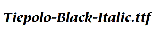 Tiepolo-Black-Italic.ttf