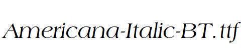 Americana-Italic-BT.ttf