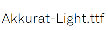 Akkurat-Light.ttf