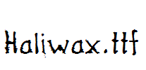 Haliwax.ttf