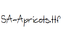 SA-Apricots.ttf