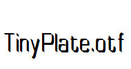 TinyPlate.otf