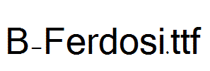 B-Ferdosi.ttf