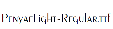 PenyaeLight-Regular.ttf