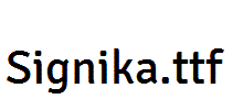 Signika.ttf