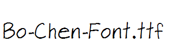 Bo-Chen-Font.ttf