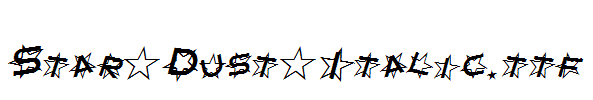 Star-Dust-Italic.ttf