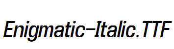 Enigmatic-Italic.ttf