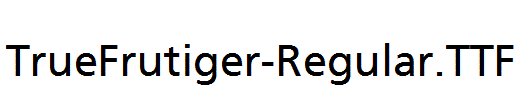 TrueFrutiger-Regular.ttf