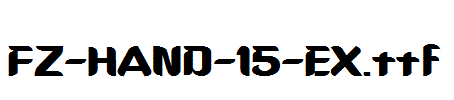 FZ-HAND-15-EX.ttf