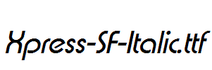 Xpress-SF-Italic.ttf