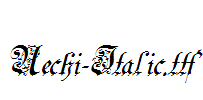 Uechi-Italic.ttf