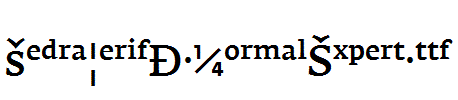 FedraSerifA-NormalExpert.ttf