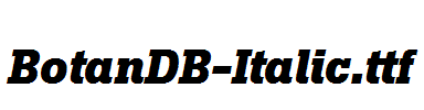 BotanDB-Italic.ttf