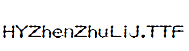 HYZhenZhuLiJ.ttf