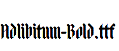 Adlibitum-Bold.ttf