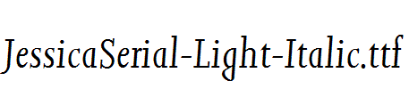 JessicaSerial-Light-Italic.ttf