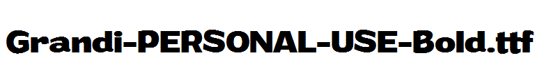 Grandi-PERSONAL-USE-Bold.ttf