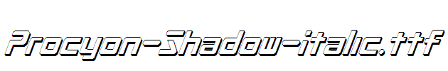 Procyon-Shadow-Italic.ttf