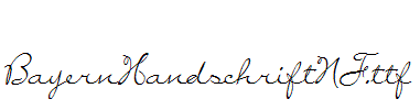 BayernHandschriftNF.ttf