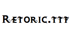 Retoric.ttf