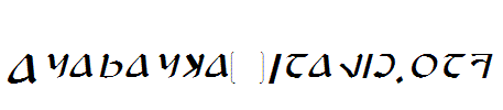 Anayanka-Italic.otf