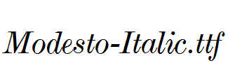 Modesto-Italic.ttf