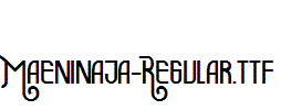 Maeninaja-Regular.ttf