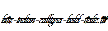 bits-indian-calligra-Bold-Italic.ttf