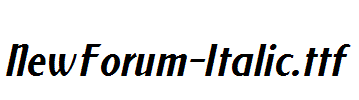 NewForum-Italic.ttf