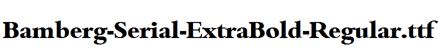 Bamberg-Serial-ExtraBold-Regular.ttf