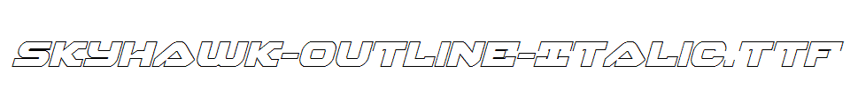 Skyhawk-Outline-Italic.ttf