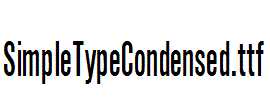 SimpleTypeCondensed.ttf