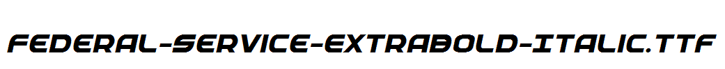 Federal-Service-ExtraBold-Italic.ttf