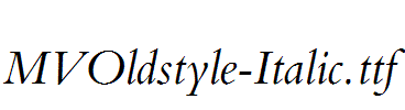 MVOldstyle-Italic.ttf