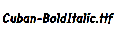 Cuban-BoldItalic.ttf