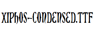 Xiphos-Condensed.ttf