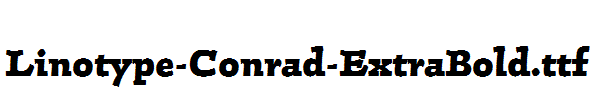 Linotype-Conrad-ExtraBold.ttf