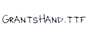 GrantsHand.ttf