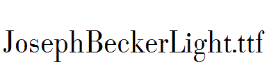 JosephBeckerLight.ttf