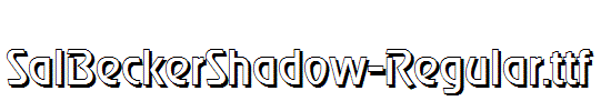 SalBeckerShadow-Regular.ttf