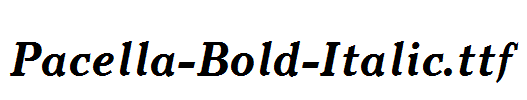 Pacella-Bold-Italic.ttf