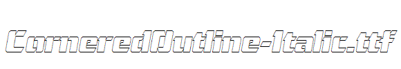 CorneredOutline-Italic.ttf