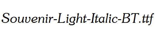 Souvenir-Light-Italic-BT.ttf