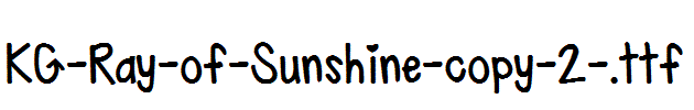 KG-Ray-of-Sunshine-copy-2-.ttf