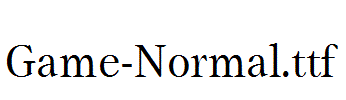 Game-Normal.ttf