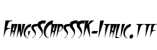 FangsSCapsSSK-Italic.ttf